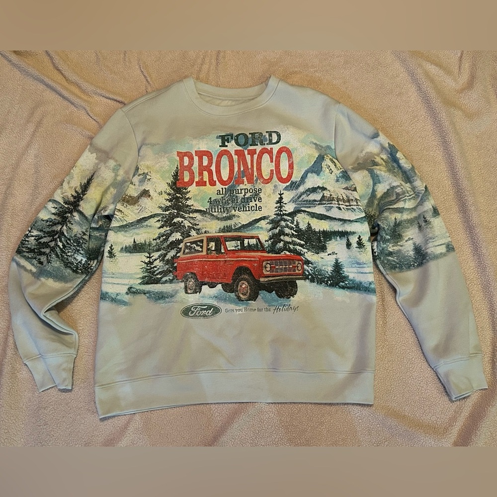 Ford Bronco Sweatshirt Men’s Size Large - Picture 6 of 9